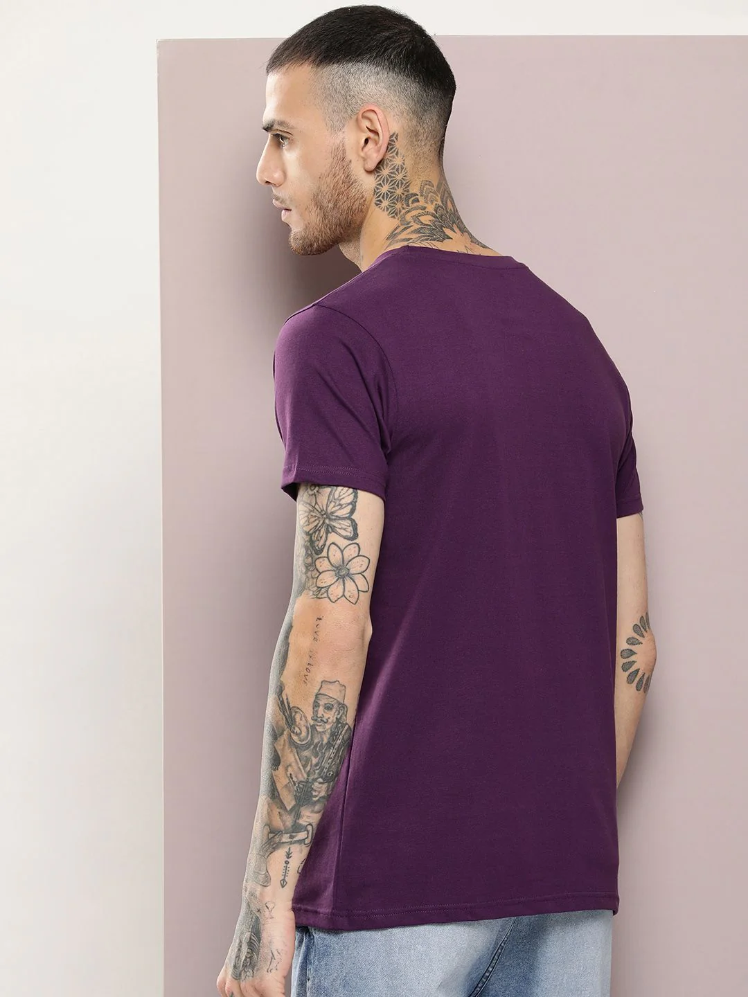 DILLINGER Men Solid Regular Fit T-shirt - Image 5