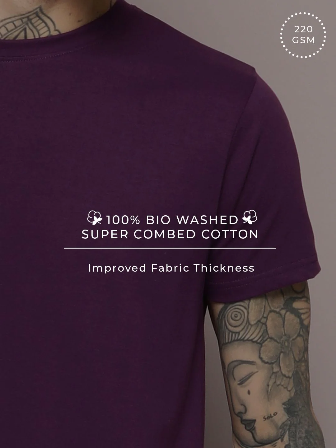 DILLINGER Men Solid Regular Fit T-shirt - Image 6