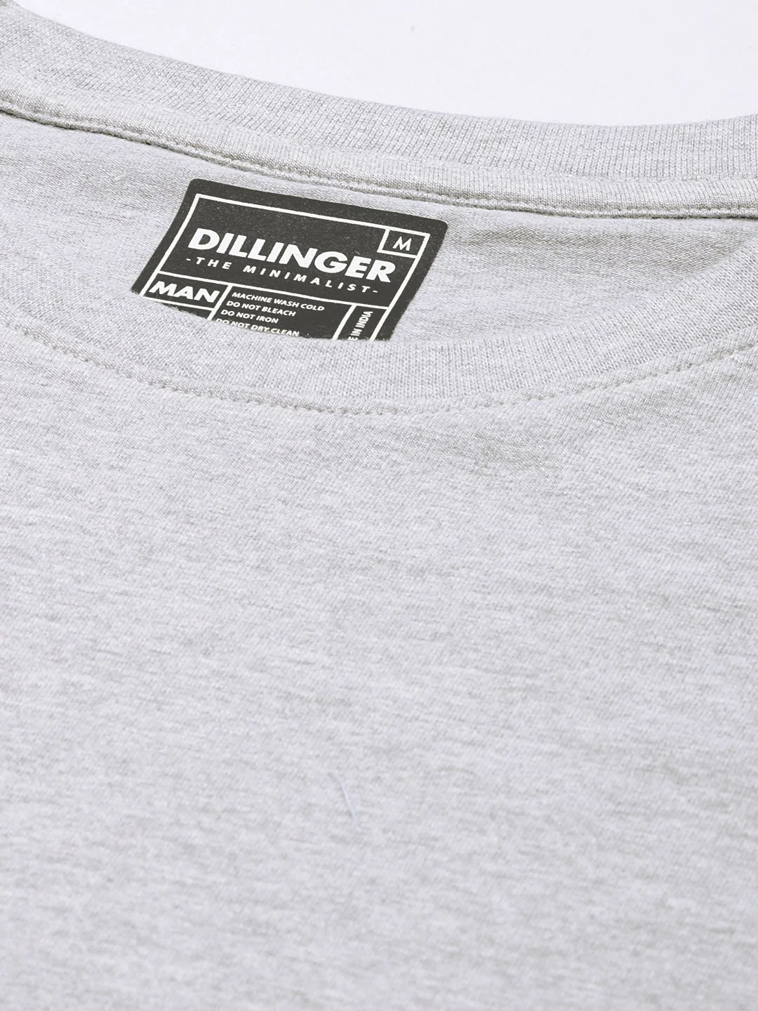 DILLINGER Men Solid Regular Fit T-shirt - Image 2