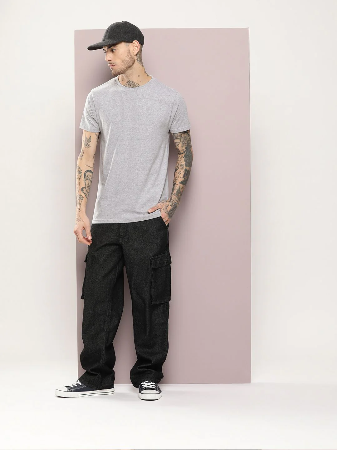 DILLINGER Men Solid Regular Fit T-shirt - Image 4