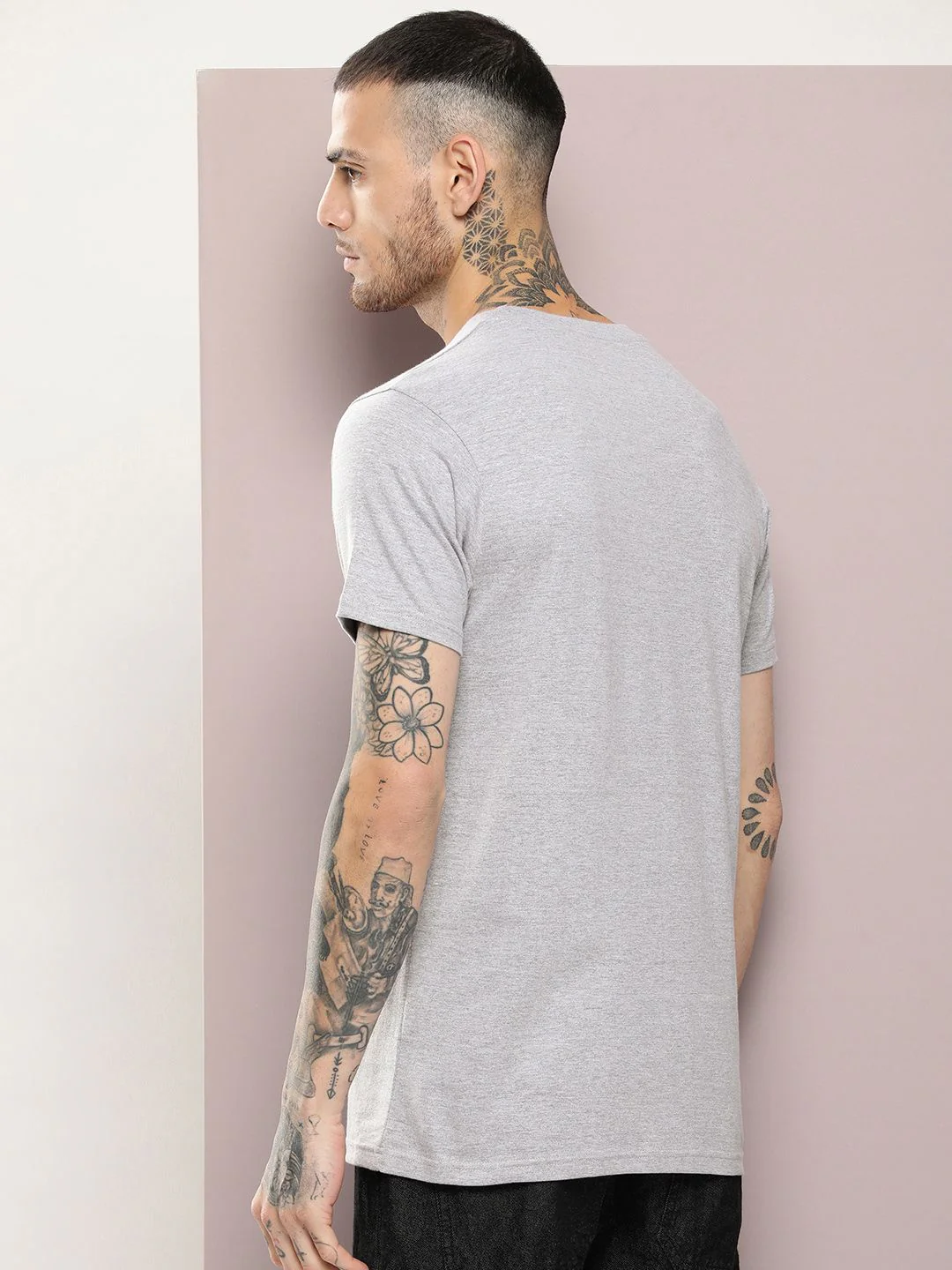DILLINGER Men Solid Regular Fit T-shirt - Image 5