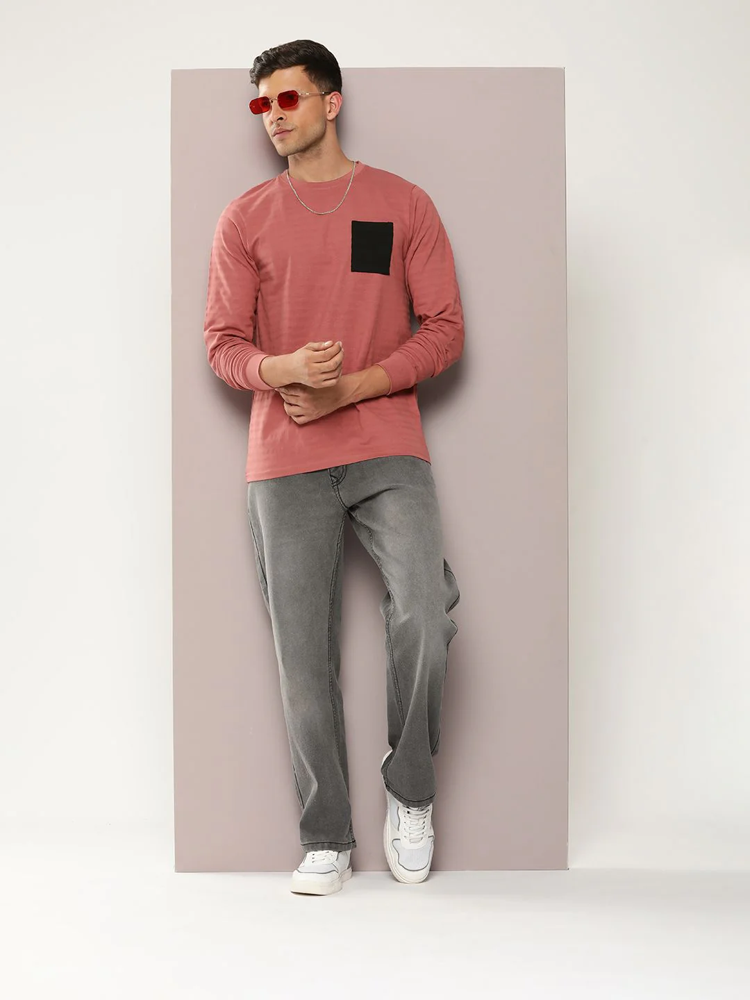 DILLINGER Men Striped Pure Cotton Pockets T-shirt - Image 4