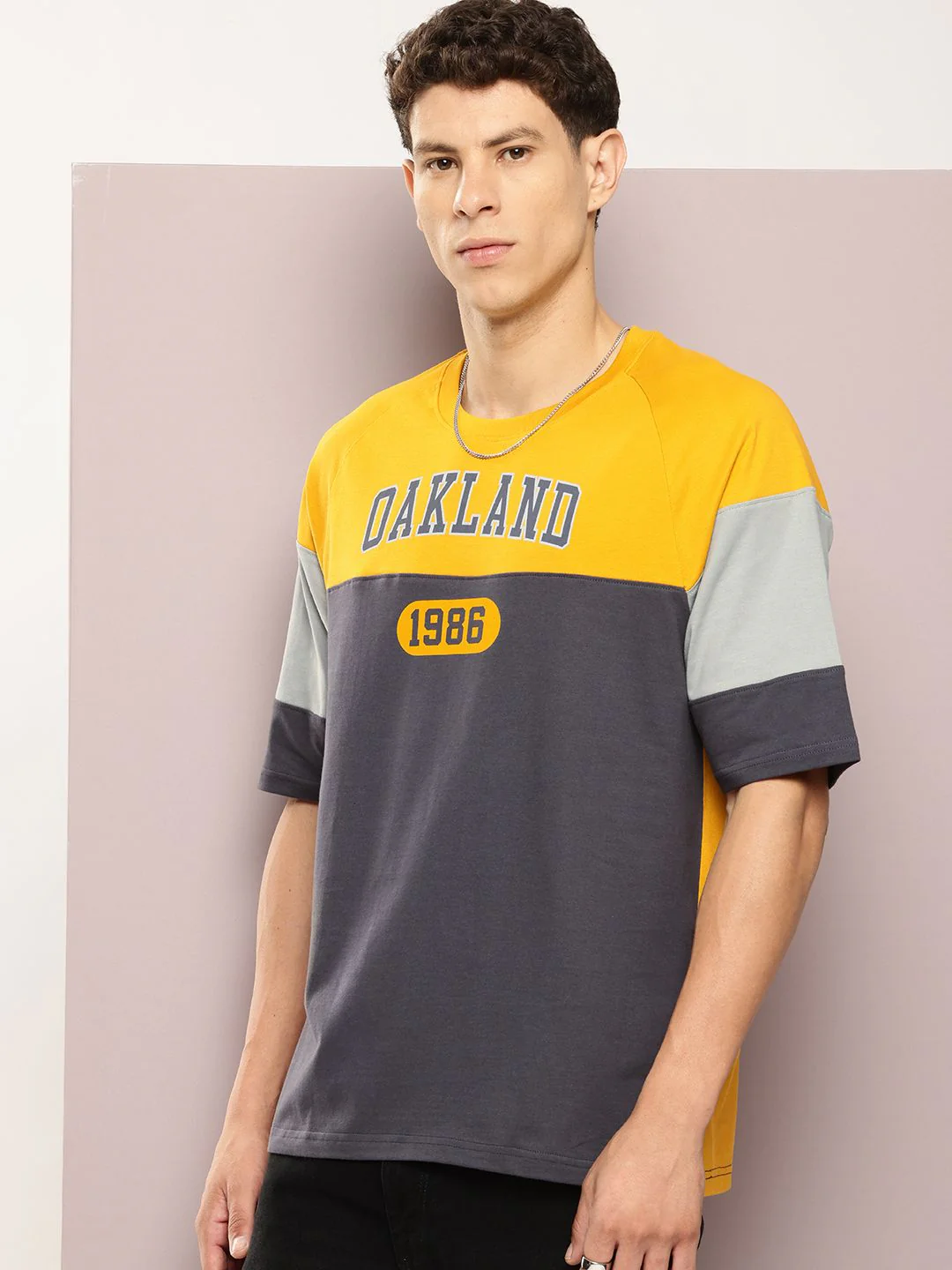 DILLINGER Men Typography Printed Oversized T-shirt - Image 3