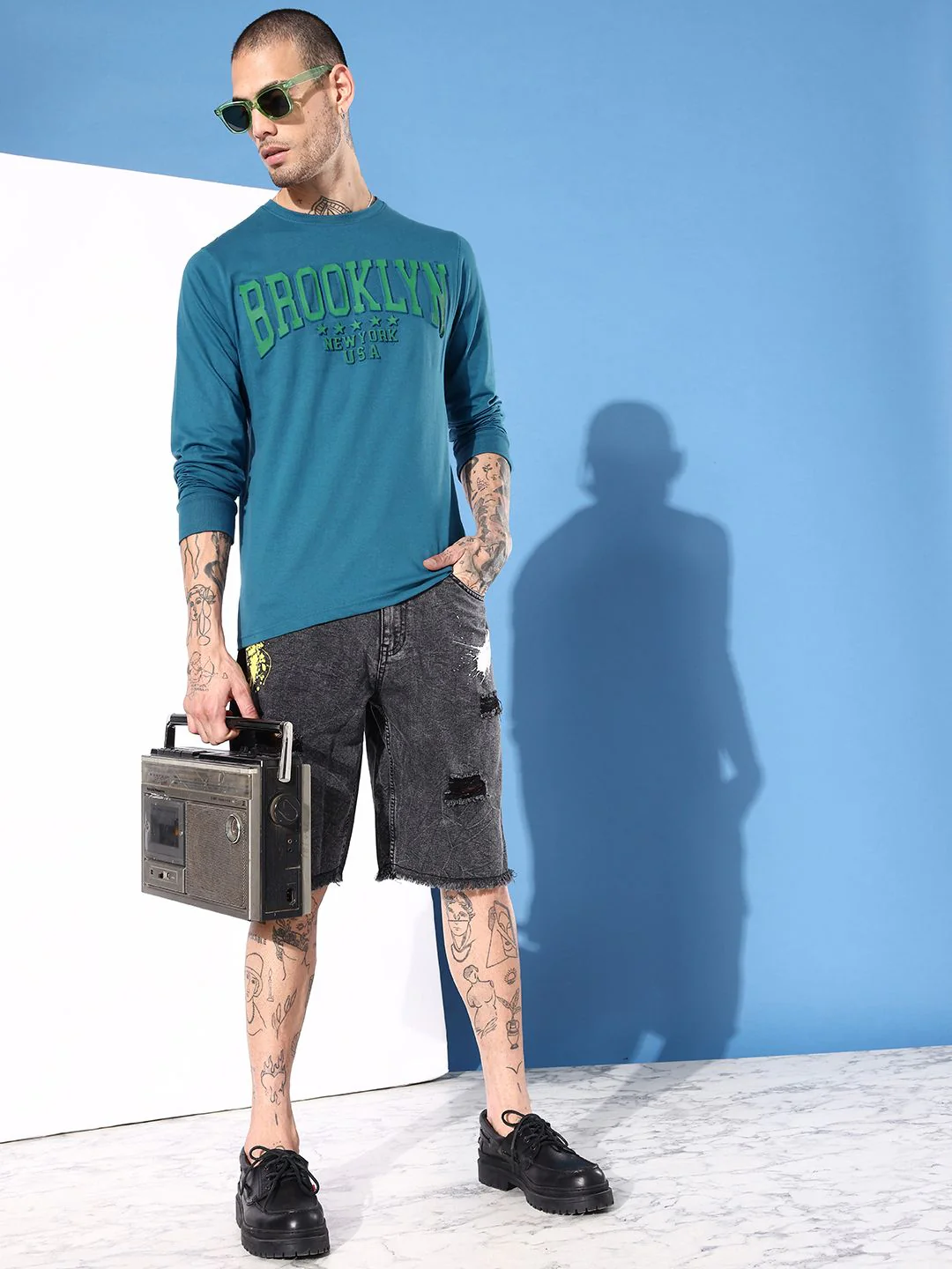 DILLINGER Men Typography Printed Regular Fit T-shirt - Image 2