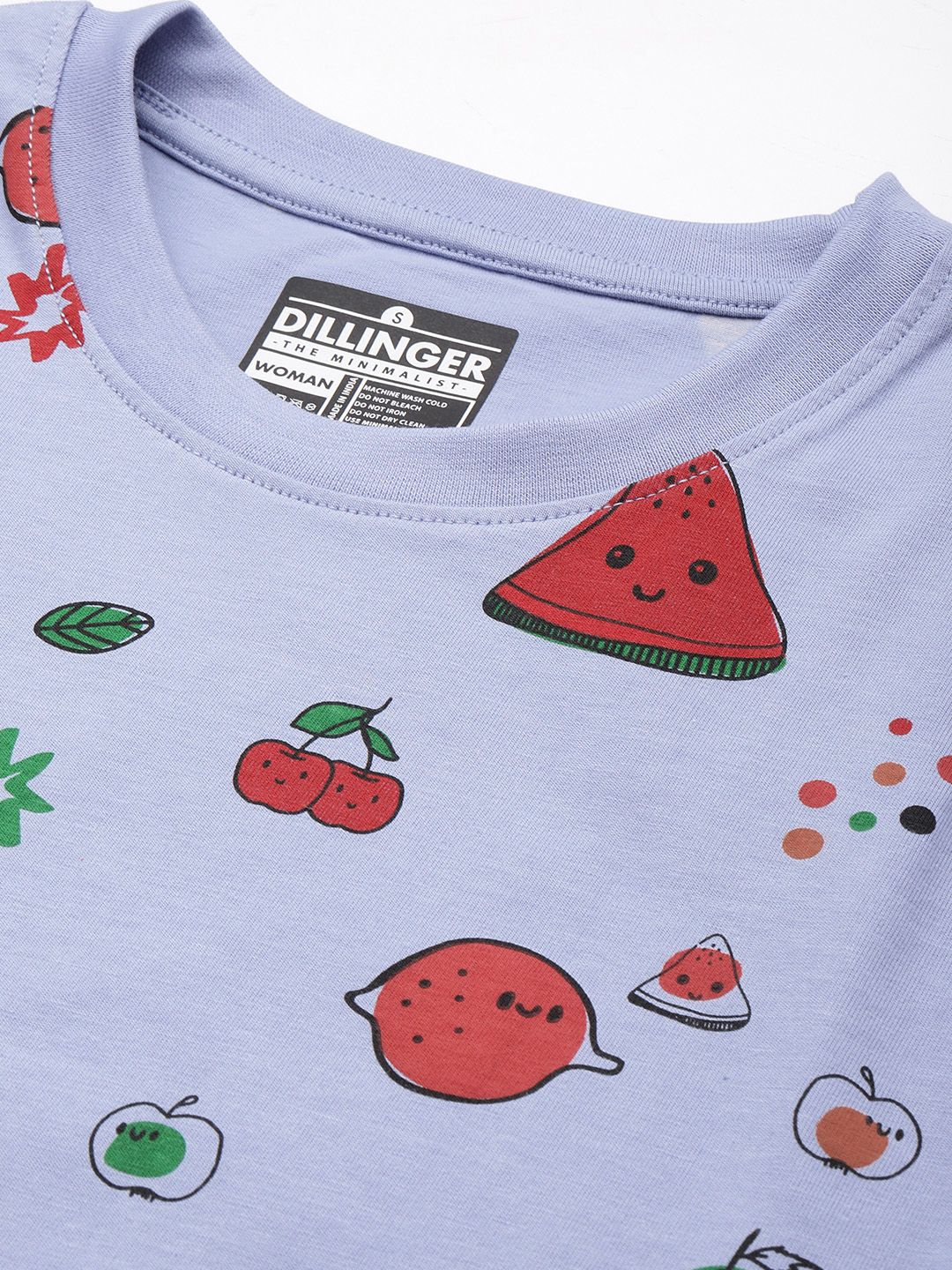 DILLINGER Printed Oversized Pure Cotton T-shirt - Image 2