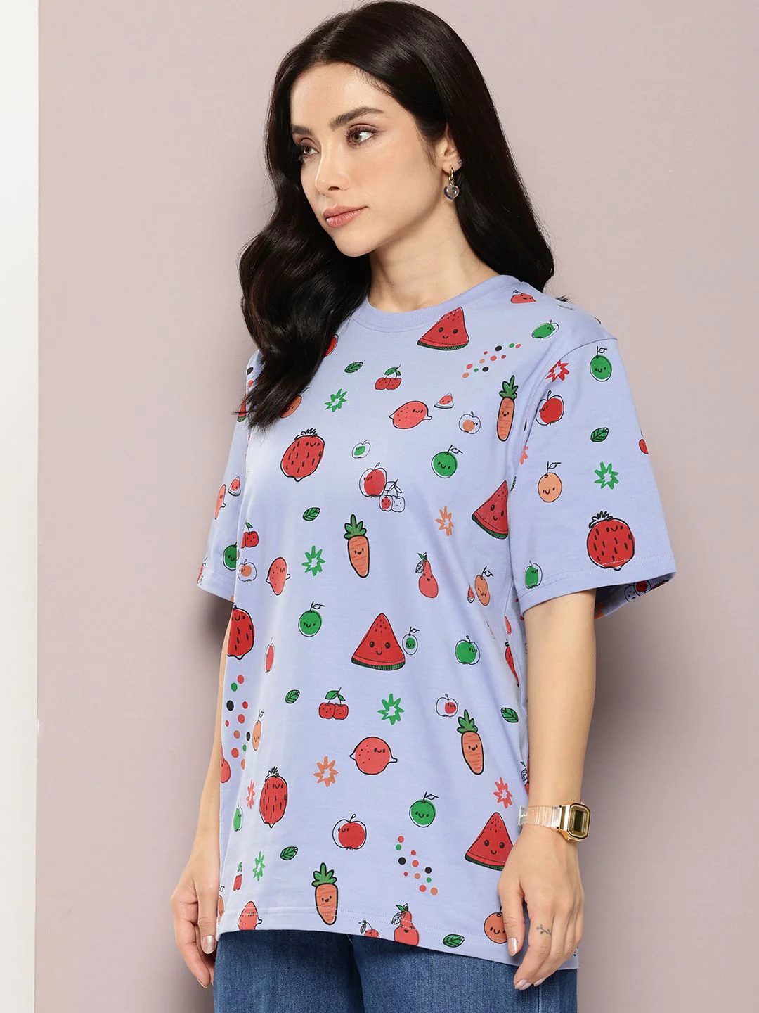 DILLINGER Printed Oversized Pure Cotton T-shirt - Image 3