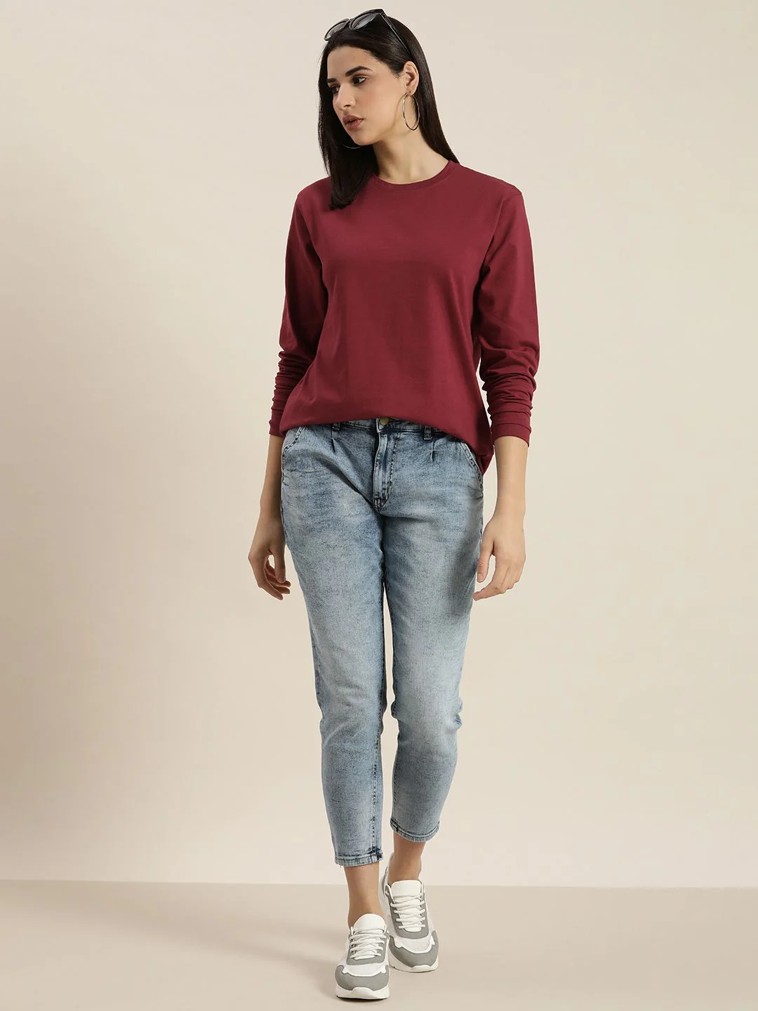 DILLINGER Round Neck Pure Cotton Oversized Fit T-shirt - Image 4