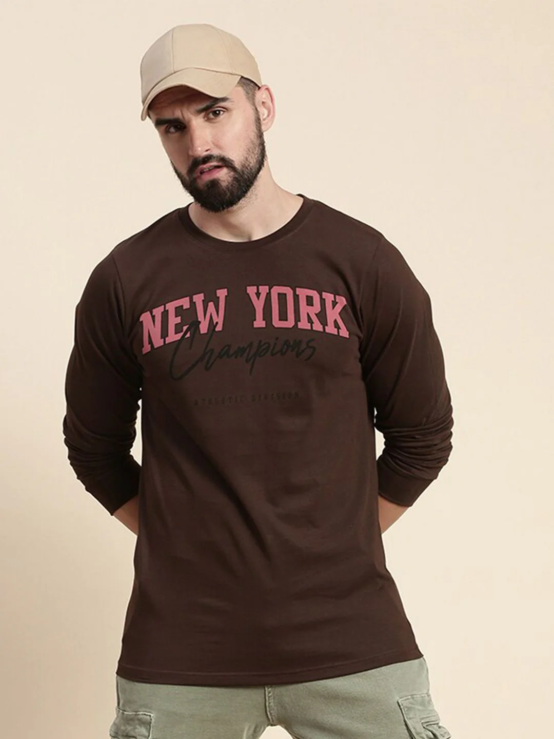 DILLINGER Typography Printed Cotton T-shirt