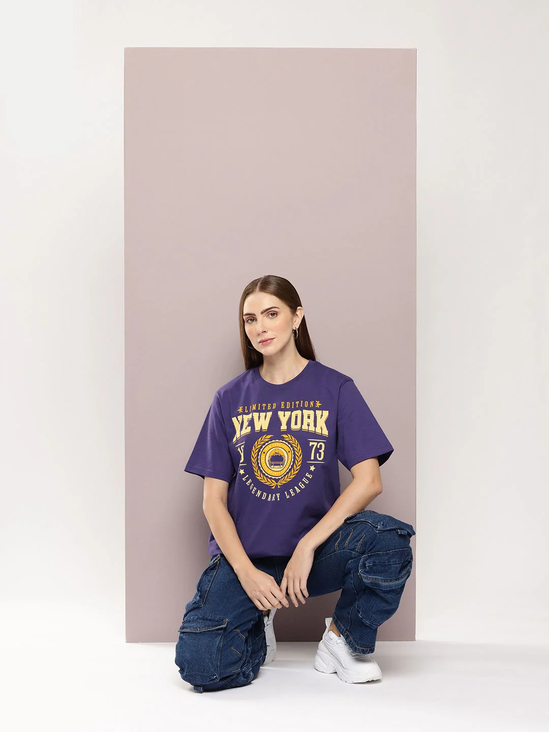 DILLINGER Women Graphic Printed Oversized T-shirt - Image 10