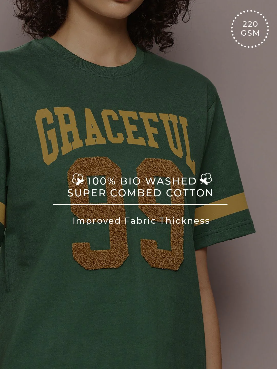 DILLINGER Women Oversized Puff Printed Tshirt - Image 6