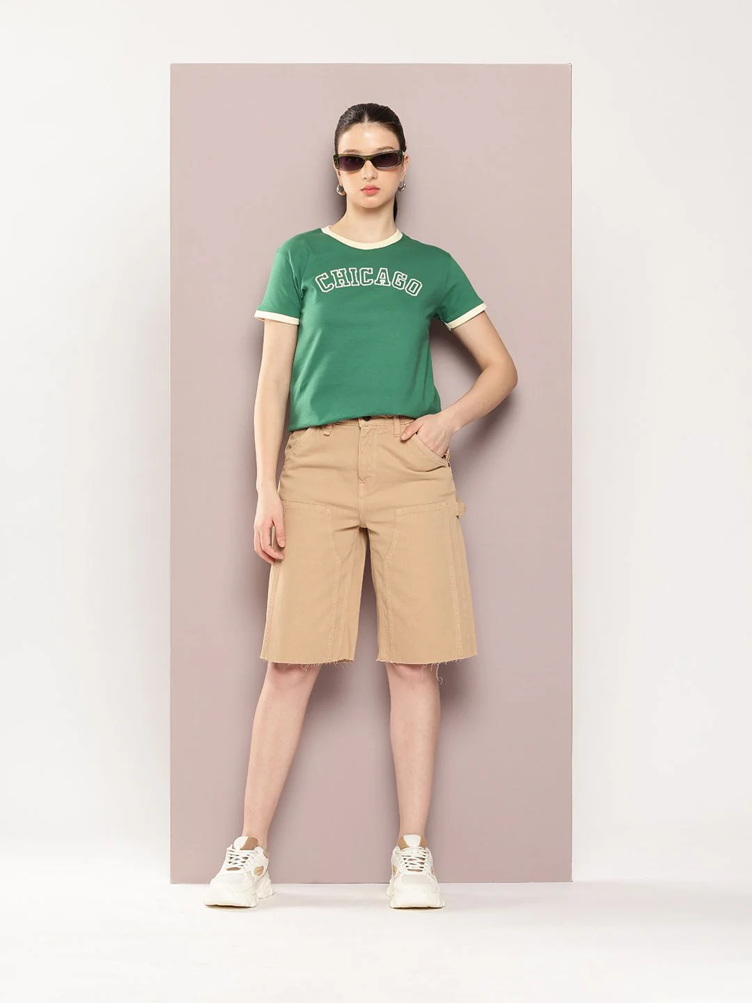 DILLINGER Women Regular Fit Short Sleeve Embroidery Tshirt - Image 4