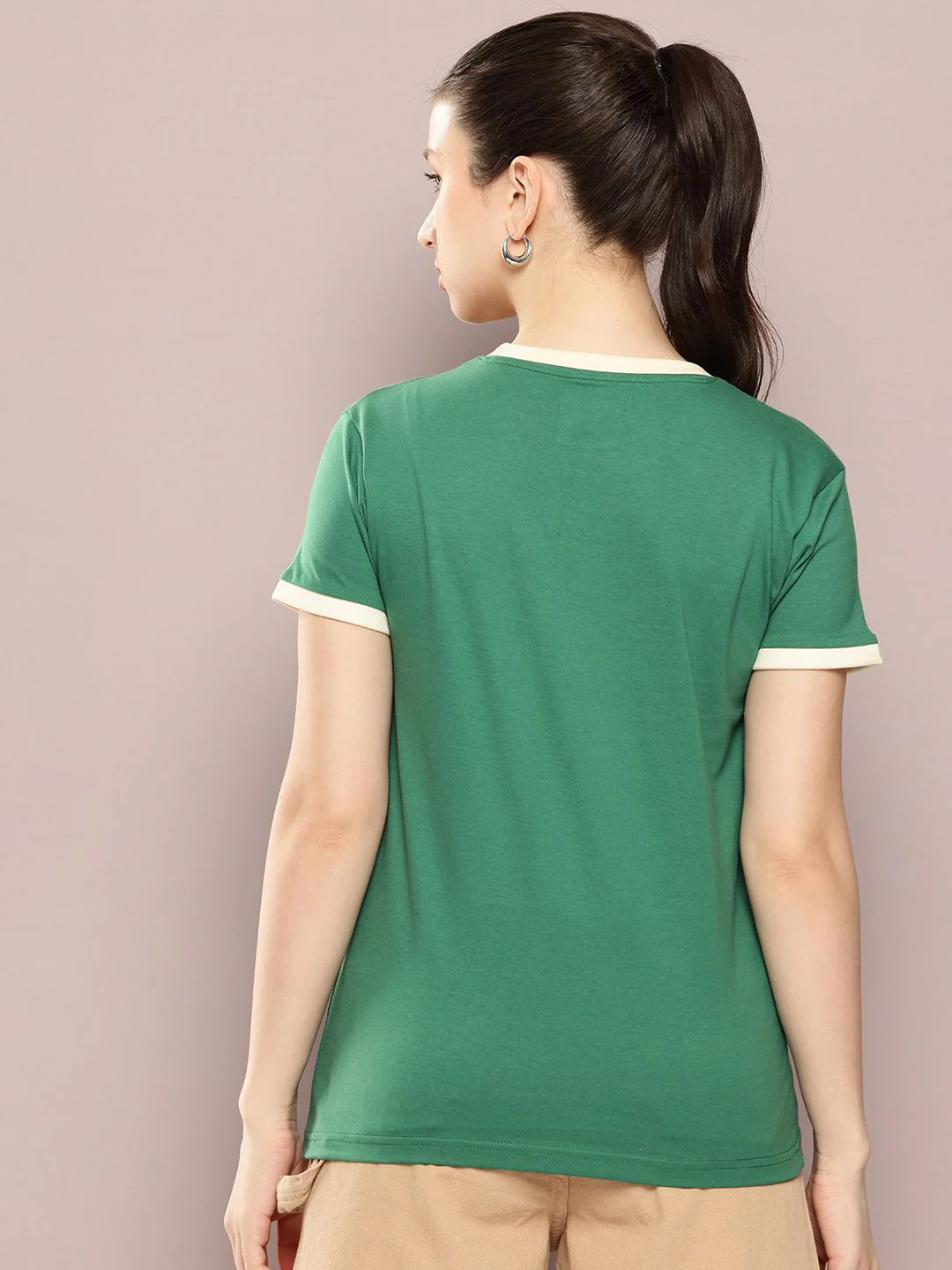 DILLINGER Women Regular Fit Short Sleeve Embroidery Tshirt - Image 5