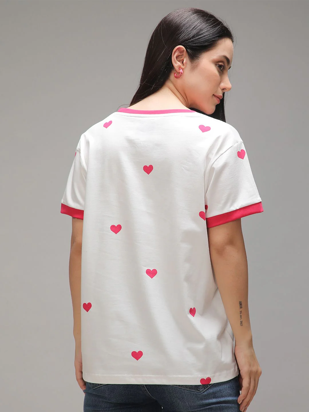 DILLINGER Women Short Sleeve Boxy Regular Printed Tshirt - Image 5