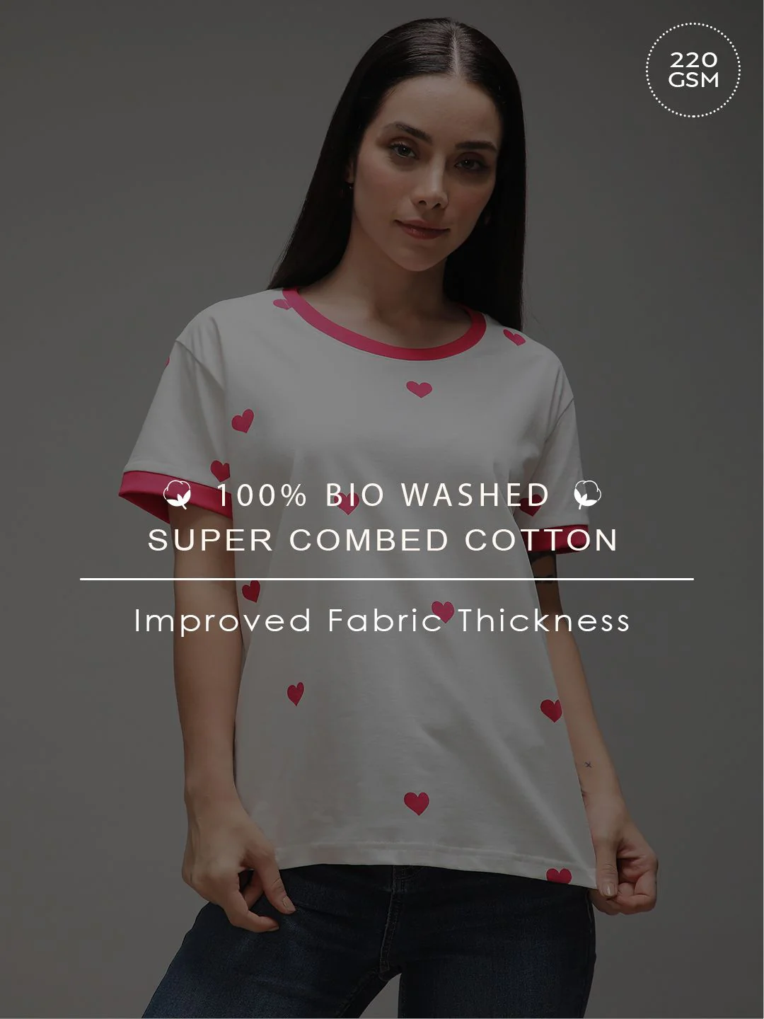 DILLINGER Women Short Sleeve Boxy Regular Printed Tshirt - Image 7