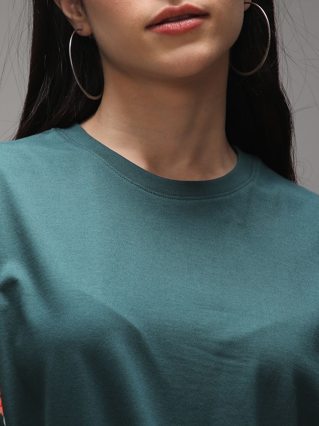 DILLINGER Women Short Sleeve Oversized Crew Neck Printed Tshirt - Image 6