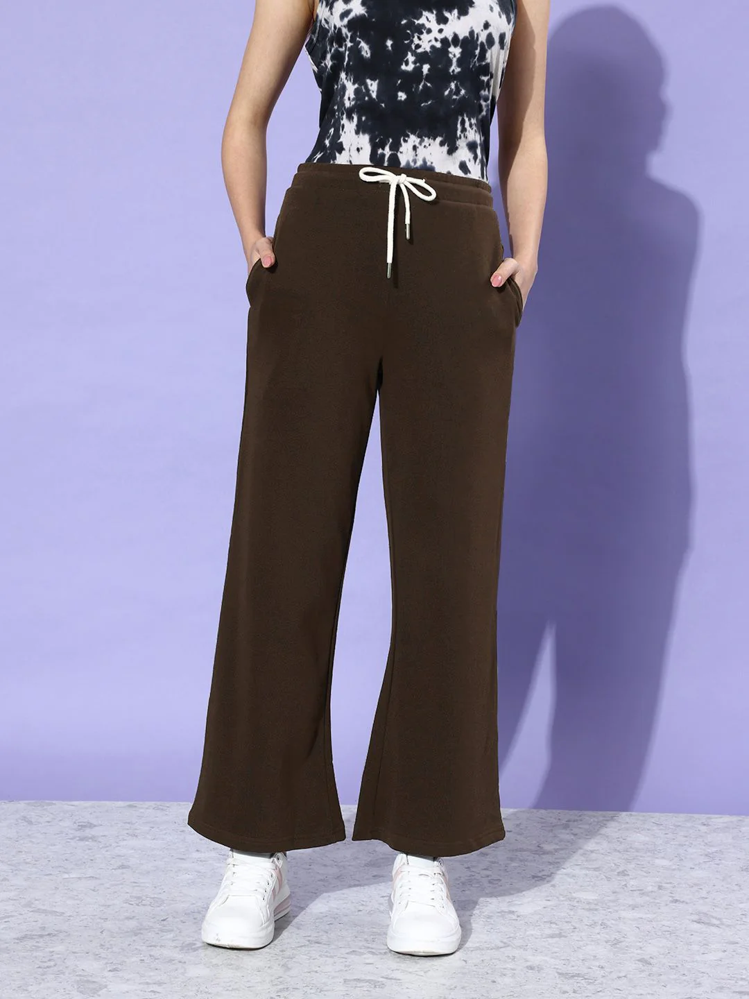 DILLINGER Women Solid Relaxed Fit Track Pant - Image 3