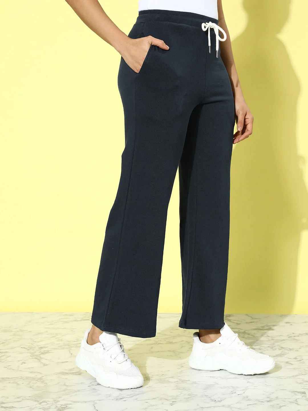 DILLINGER Women Solid Relaxed Fit Track Pant - Image 3