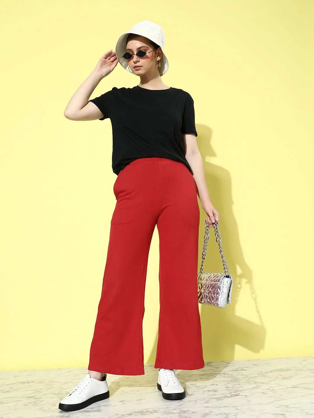 DILLINGER Women Solid Relaxed Fit Track Pant - Image 2