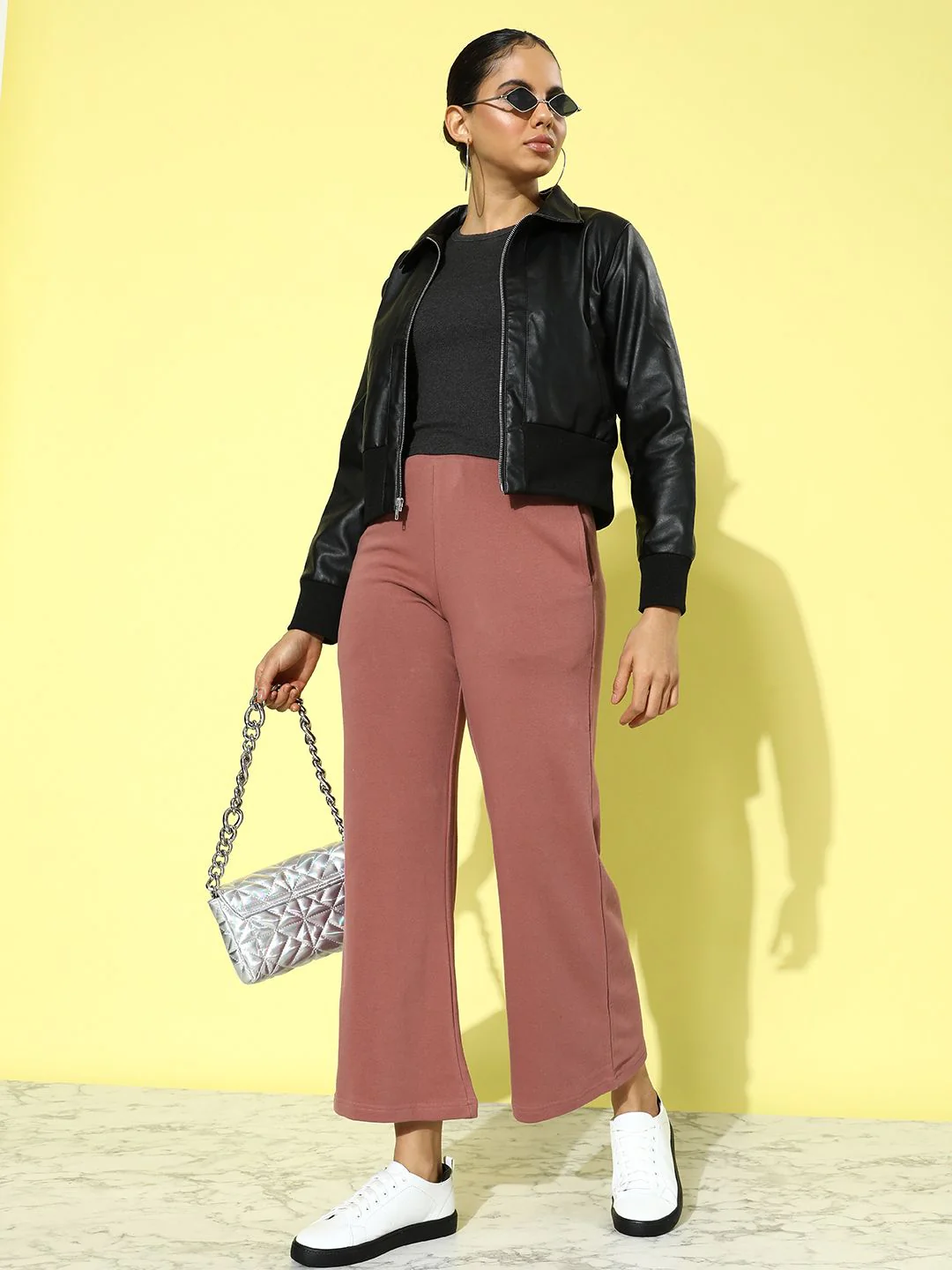DILLINGER Women Solid Relaxed Fit Track Pant - Image 2