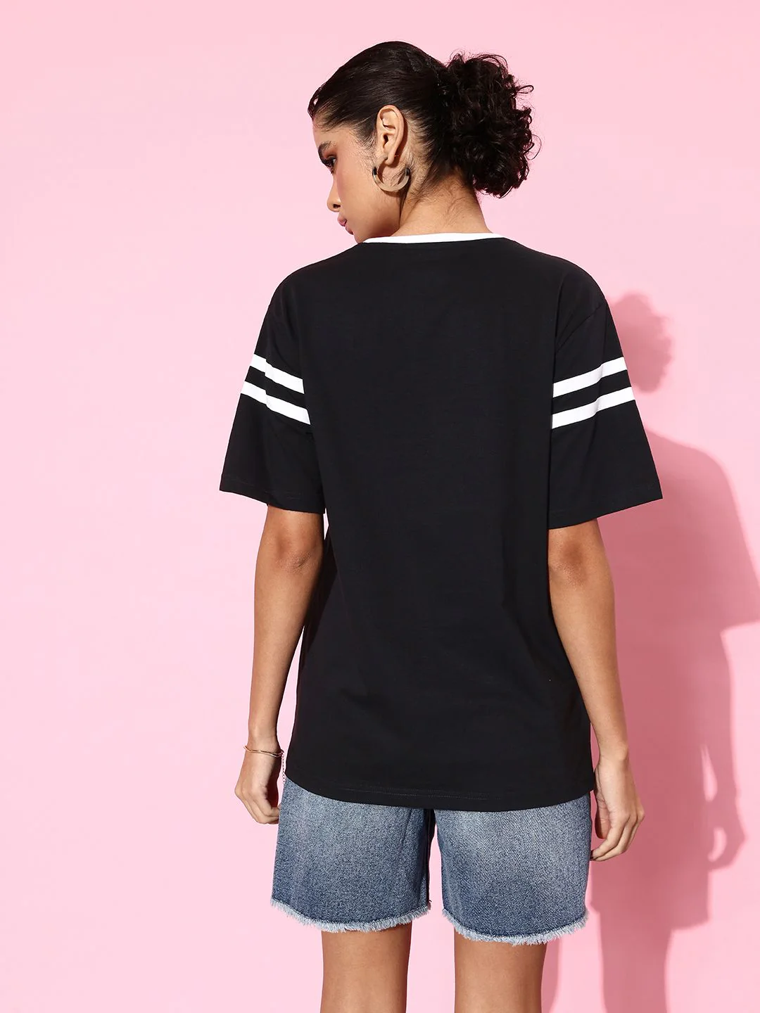 DILLINGER Women Striped Pure Cotton T-shirt - Image 4