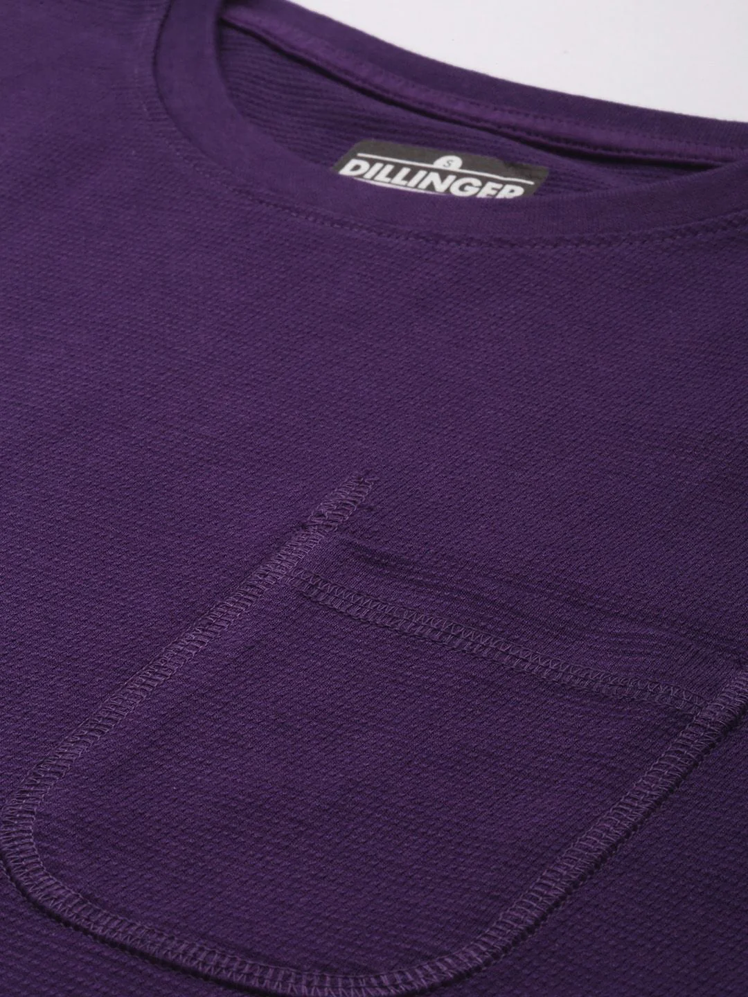 DILLINGER Womens Honeycomb Structure Oversized Tshirt - Image 2
