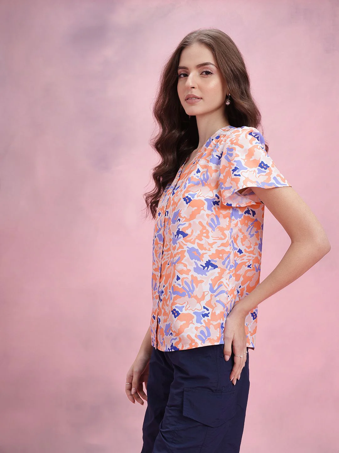 DressBerry Abstract Print Top - Image 5