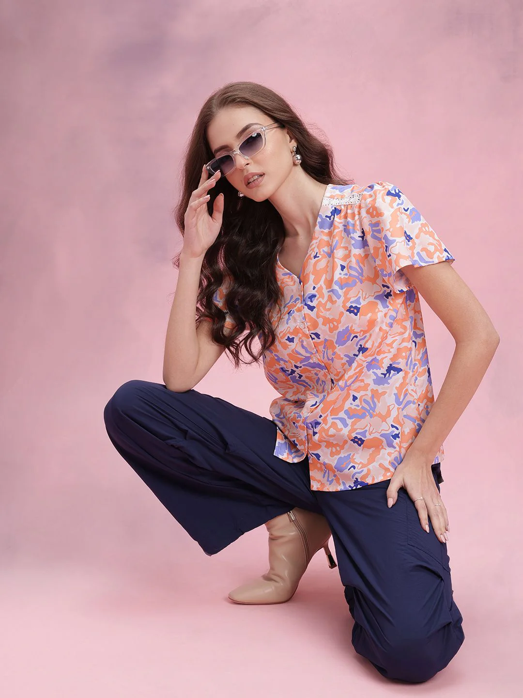 DressBerry Abstract Print Top - Image 6