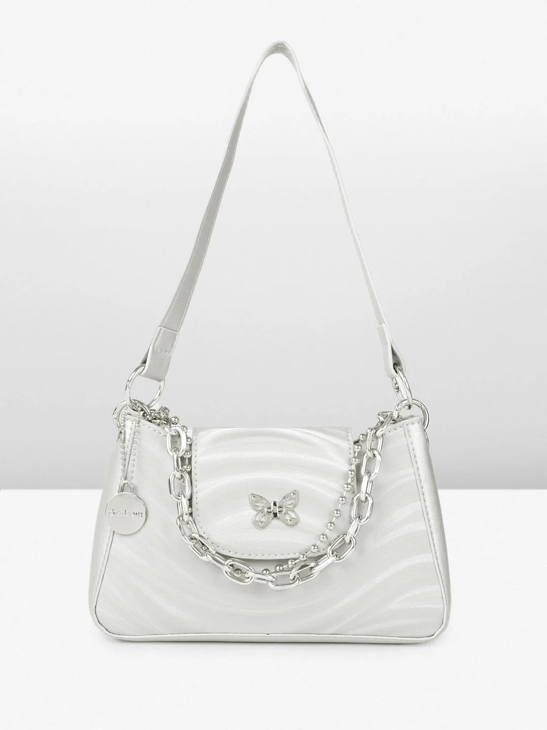 DressBerry Abstract Printed Structured Shoulder Bag - Image 2