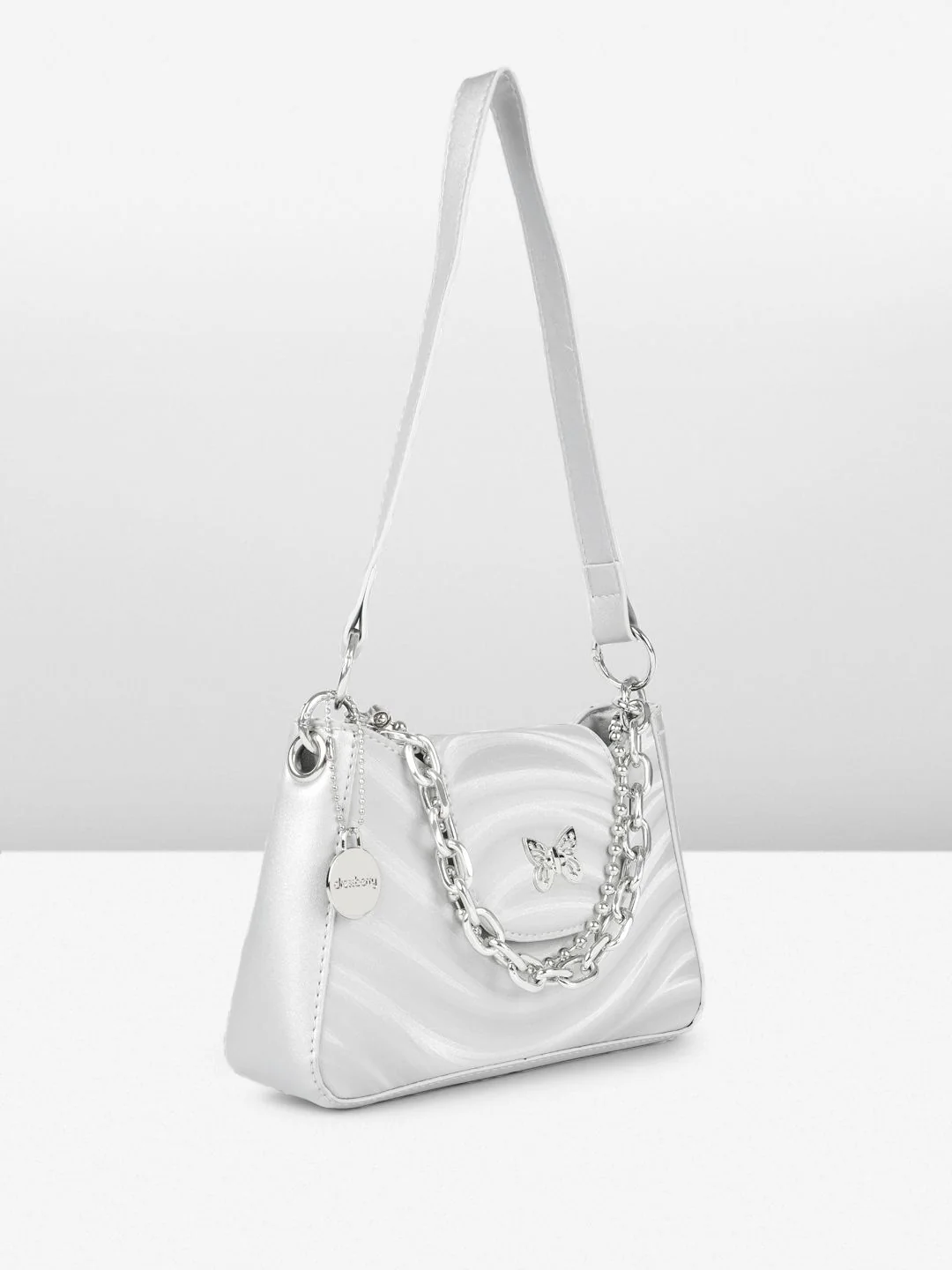 DressBerry Abstract Printed Structured Shoulder Bag - Image 3