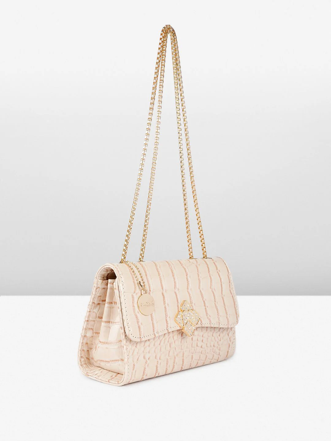 DressBerry Animal Textured Structured Shoulder Bag - Image 3