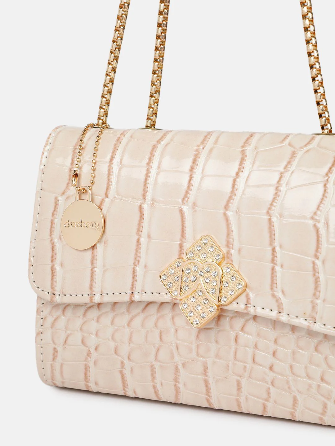 DressBerry Animal Textured Structured Shoulder Bag - Image 7