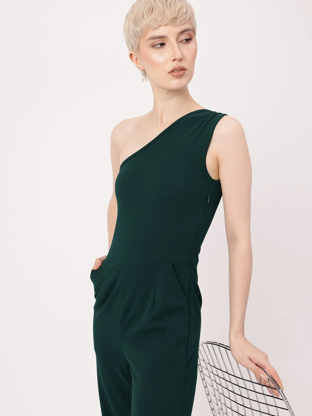 DressBerry Asymmetrical Ace Basic Jumpsuit - Image 3