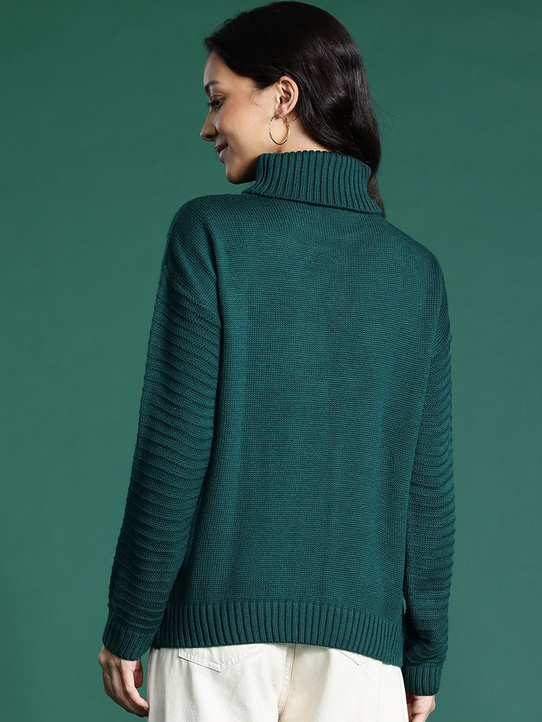 DressBerry Cable Knit Turtle Neck Pullover - Image 5