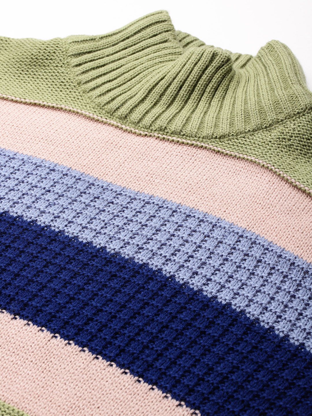 DressBerry Colourblocked Turtle Neck Pullover - Image 2