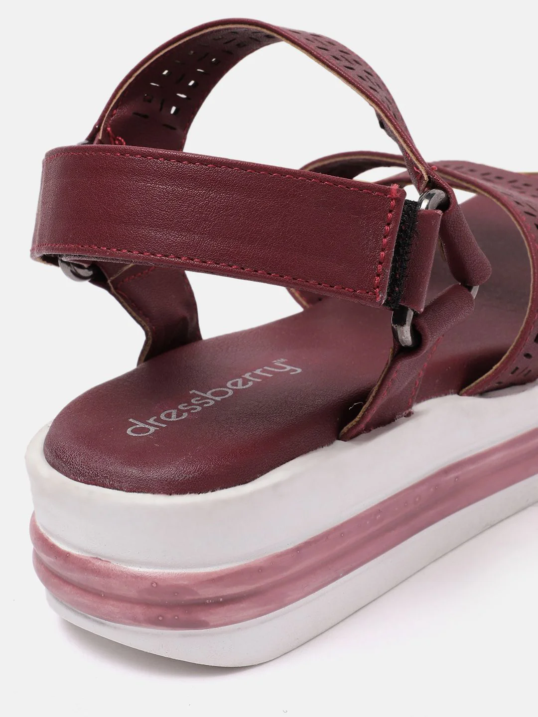 DressBerry Comfort Sandals with Laser Cuts - Image 4