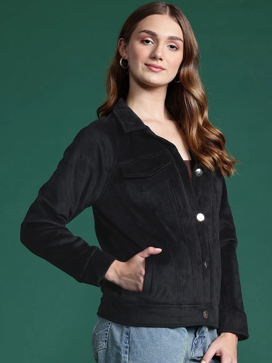 DressBerry Corduroy Tailored Jacket - Image 3