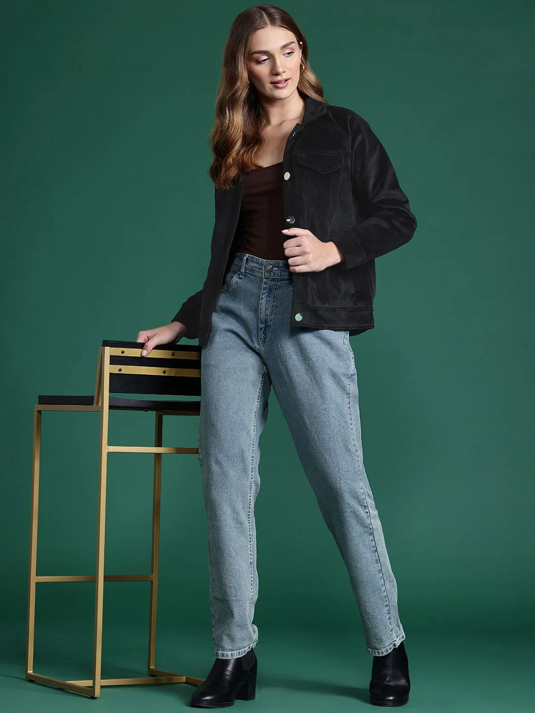 DressBerry Corduroy Tailored Jacket - Image 4