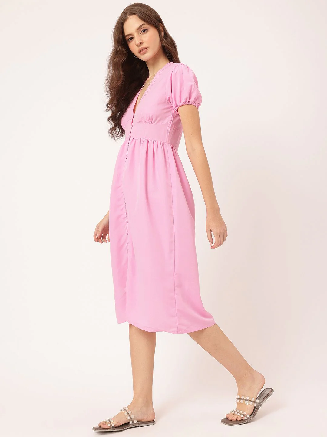 DressBerry Eclectic Essence Midi Empire Dress - Image 5