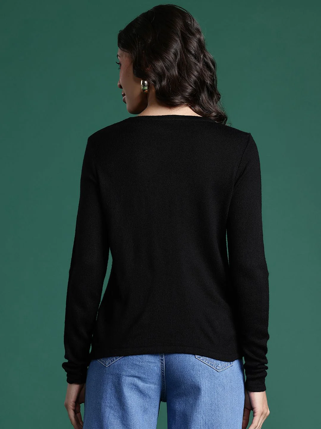 DressBerry Embroidered Floral Pullover - Image 5