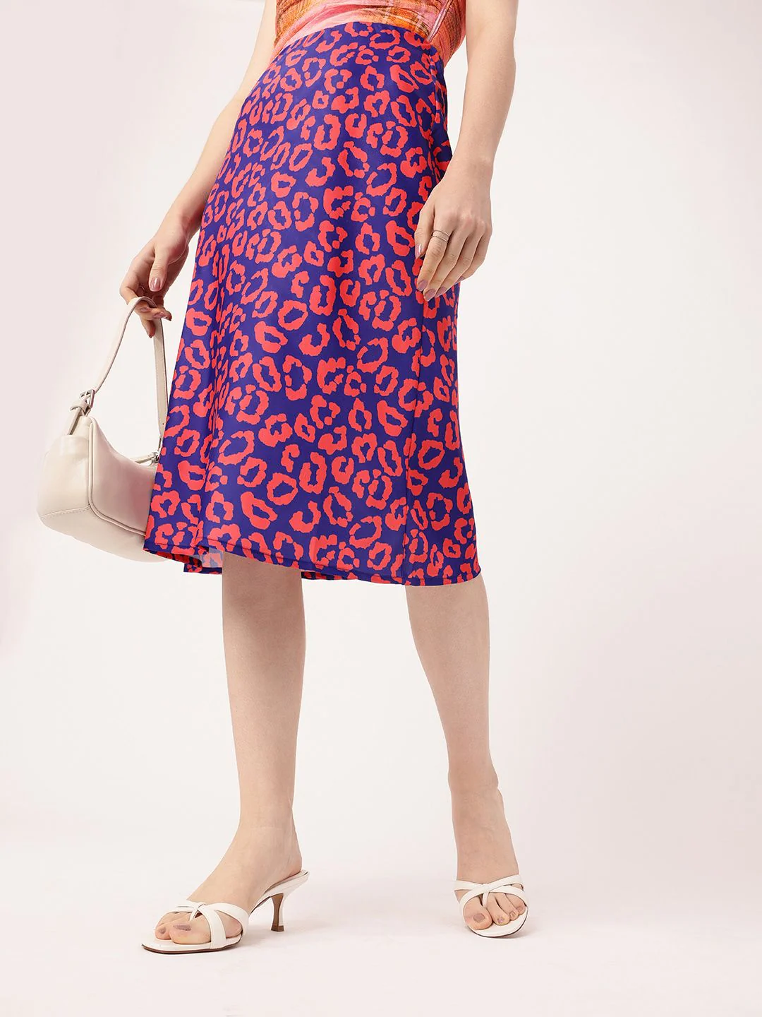 DressBerry Fierce & Feminine A-Line Midi Skirt - Image 4