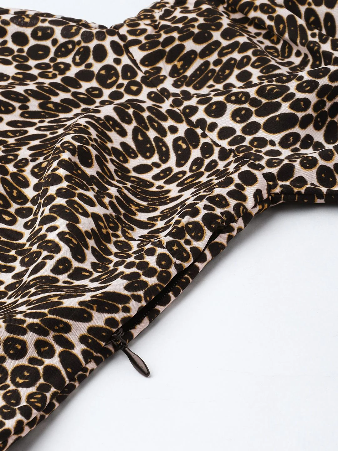 DressBerry Fierce Side Animal Skin Print Midi Dress With Slit - Image 7