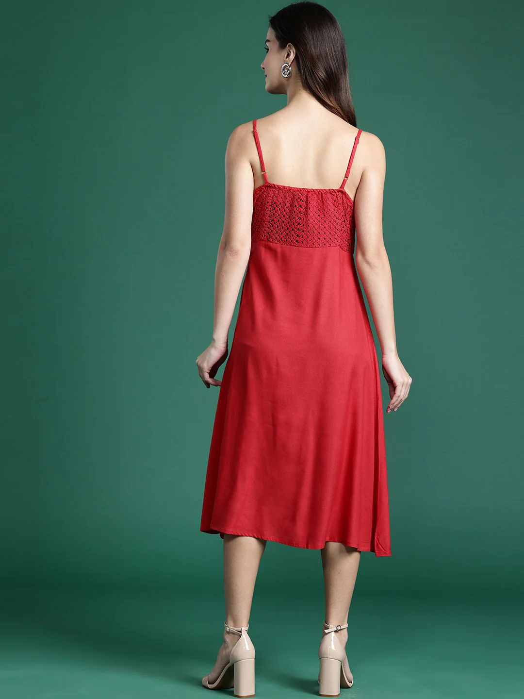 DressBerry Fit & Flare Midi Dress - Image 5