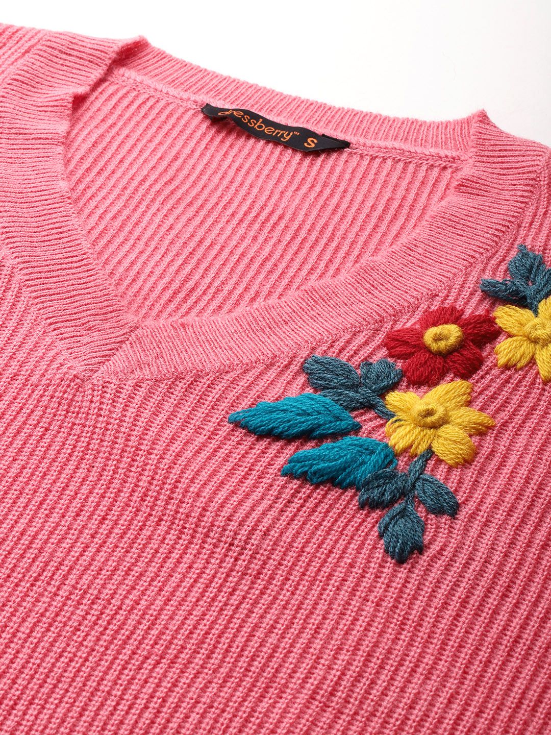 DressBerry Floral Embroidered Pullover - Image 2