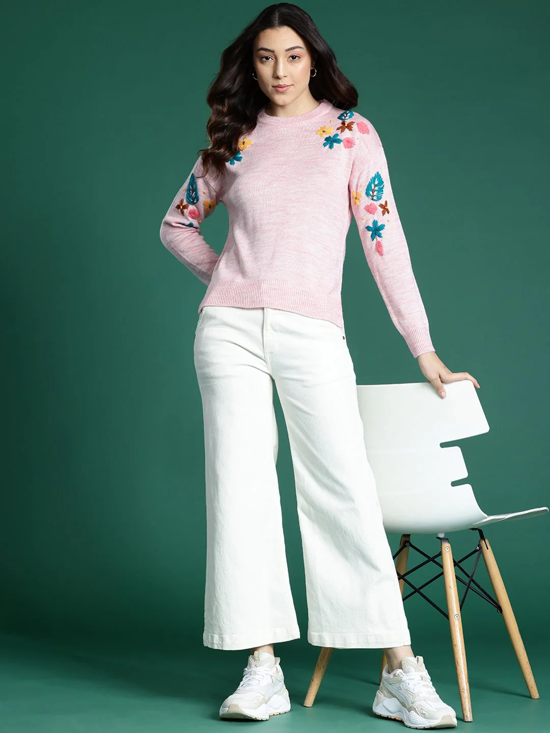 DressBerry Floral Embroidered Pullover - Image 4