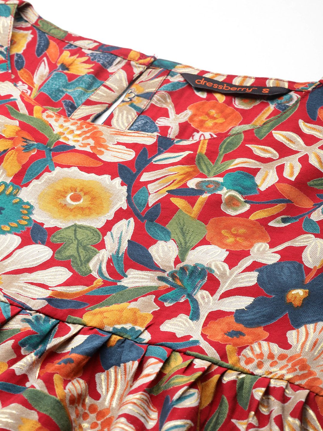 DressBerry Floral Printed A-Line Top - Image 2