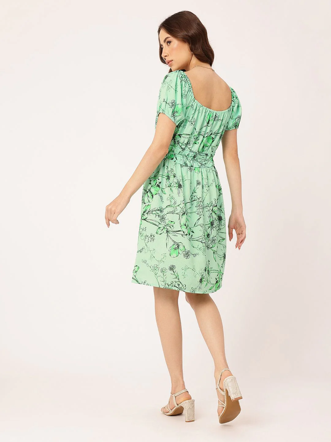 DressBerry Garden Party Smocked A-line Dress - Image 4