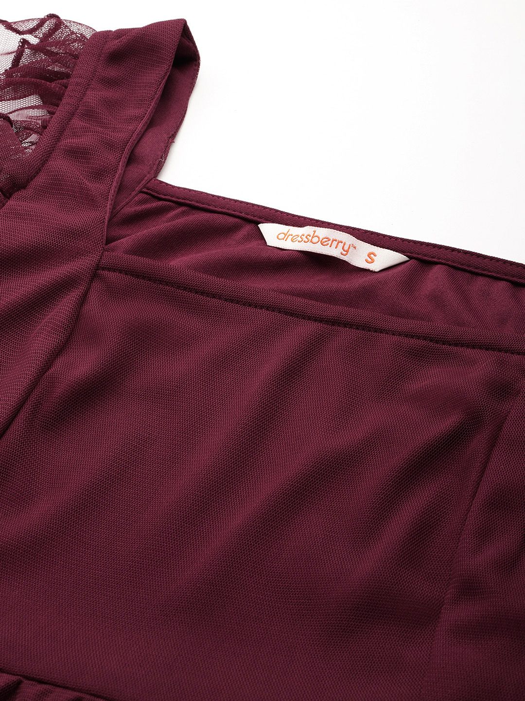 DressBerry Gathered & Pleated Detail Tiered A-Line Dress - Image 2