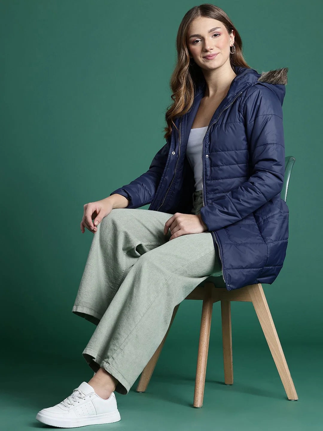 DressBerry Hooded Quilted Jacket - Image 4