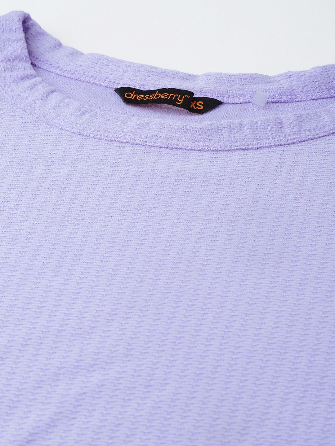 DressBerry Lavender Love Texture Knit Bodycon Dress - Image 6