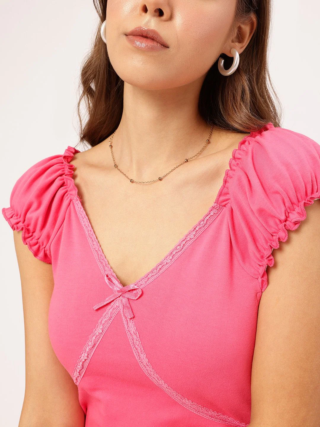 DressBerry Modern Muse Cap-Sleeve Ruched Sheath Mini Dress - Image 3